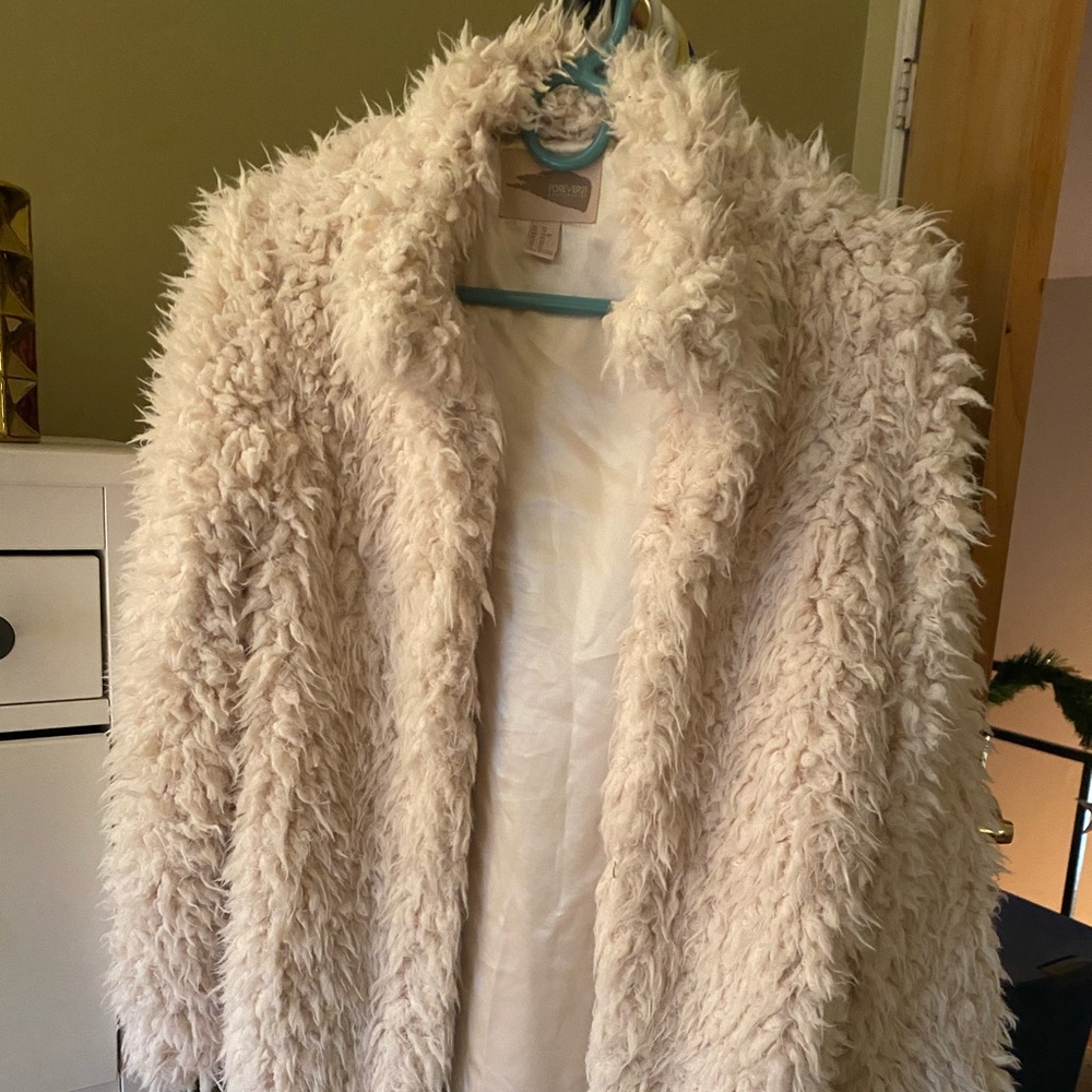 Forever 21 Faux Fur Coat